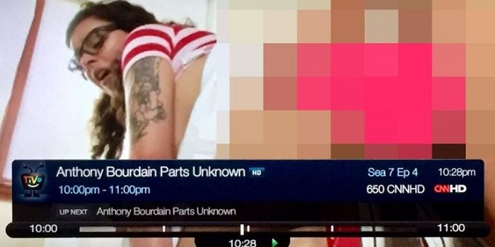 30 minutes of hardcore porn just aired on CNN, apparently
